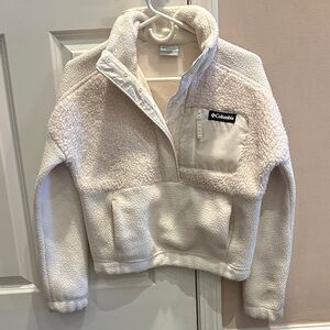 Columbia Sherpa Fleece Pullover Cream XS